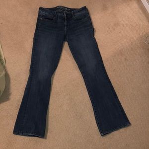 Dark American Eagle Skinny Kick